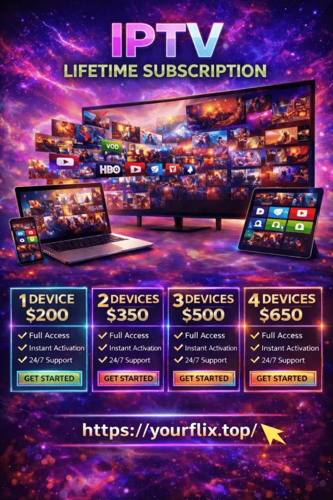 IPTV Lifetime Subscription